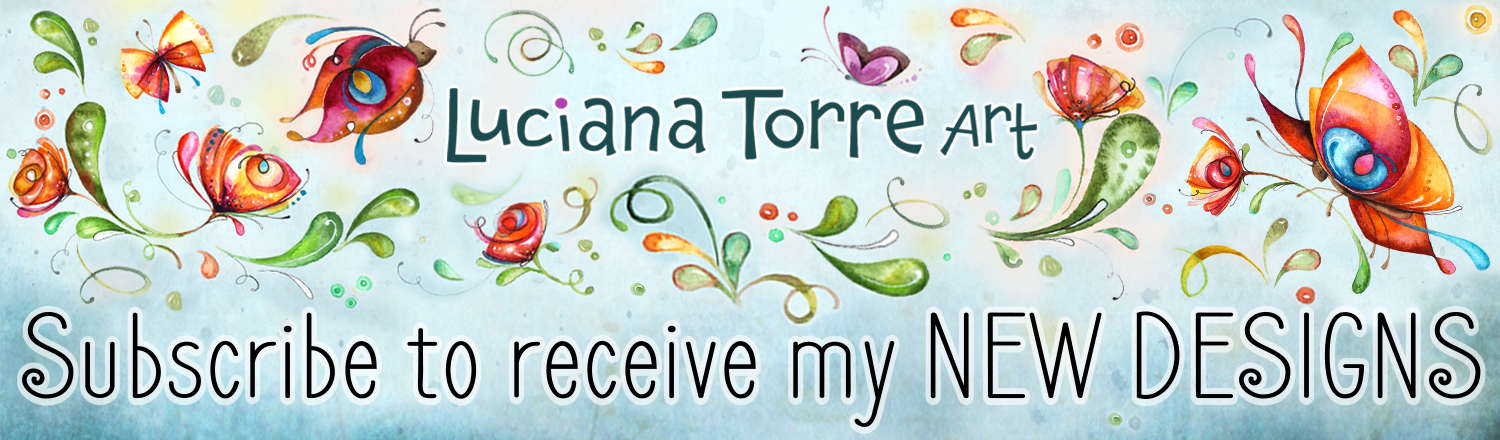 I'm Luciana Torre Art, a floral illustrator, graphic & surface pattern designer and floral lettering artist. As an illustrator specialized in floral motifs and botanical pattern designs, I nourish this focus by observing real botanical patterns in nature and by learning new techniques to take my repeat patterns to the next level. I stay updated with the newest repeating pattern creation apps to improve and accelerate my creative process. For me, the two most important qualities to make successful print pattern design that work well, is to apply the appropriate tools to create them and know the type of material and product where they will be applied. Knowing how and where the designs will be printed, helps me create my best surface pattern designs for each industry. To create my surface pattern designs, I pay attention to the newest fashion trends and adapt them to my style and color palette. I study and apply in my own flral designs the historical evolution of printing pattern designs in all cultures around the world.